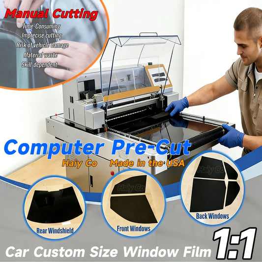 Precut Window Tint Kit for Hyundai Sonata (2015–2019) | UV-IR Block & Privacy Film - 14:200002130#Front Window 45 VLT;200007763:201336106-  DRIVEN - 2