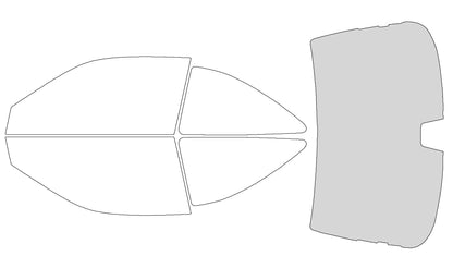 Precut Window Tint Kit for Honda Civic Coupe (2001–2005) | UV Block & Privacy Film - 14:200004890#Front Window 10 VLT;200007763:201336106-14:200004889#Front Window 05 VLT;200007763:201336106-14:200003699#Front Window 25 VLT;200007763:201336106-14:200004891#Front Window 20 VLT;200007763:201336106-14:365458#Front Window 45 VLT;200007763:201336106-  DRIVEN - 24