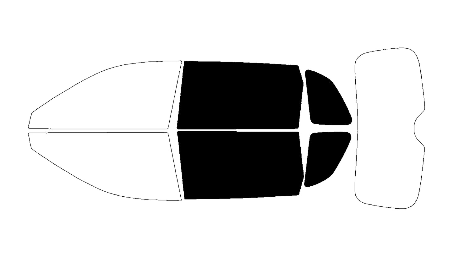 Precut Window Tint Kit for Honda CR-V (2023–2026) | UV Block & Privacy Film - 14:873364968#All Side Rear 70 VLT;200007763:201336106-14:203243807#Side Back 05 VLT;200007763:201336106-14:203234815#Side Back 10 VLT;200007763:201336106-14:200001438#Side Back 20 VLT;200007763:201336106-14:201739817#All Side Rear 20 VLT;200007763:201336106-  DRIVEN - 7