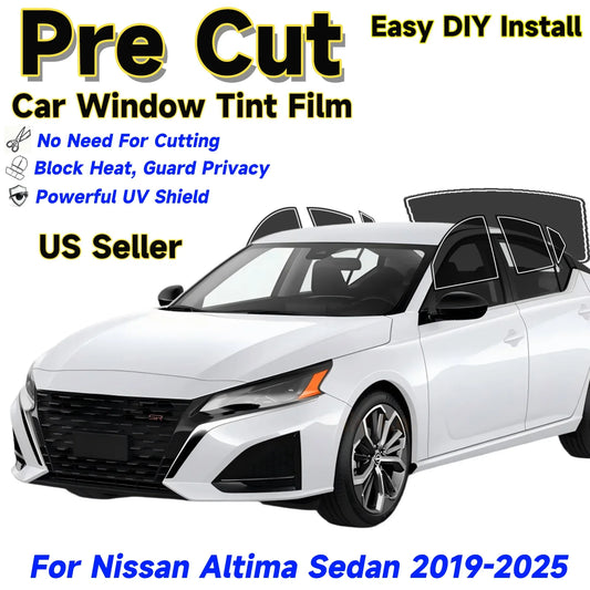 Precut Window Tint Kit for Nissan Altima Sedan (2019–2025) | UV Block & Privacy Film - 14:202638829#Rear Windshield 05;200007763:201336106-  DRIVEN - 1