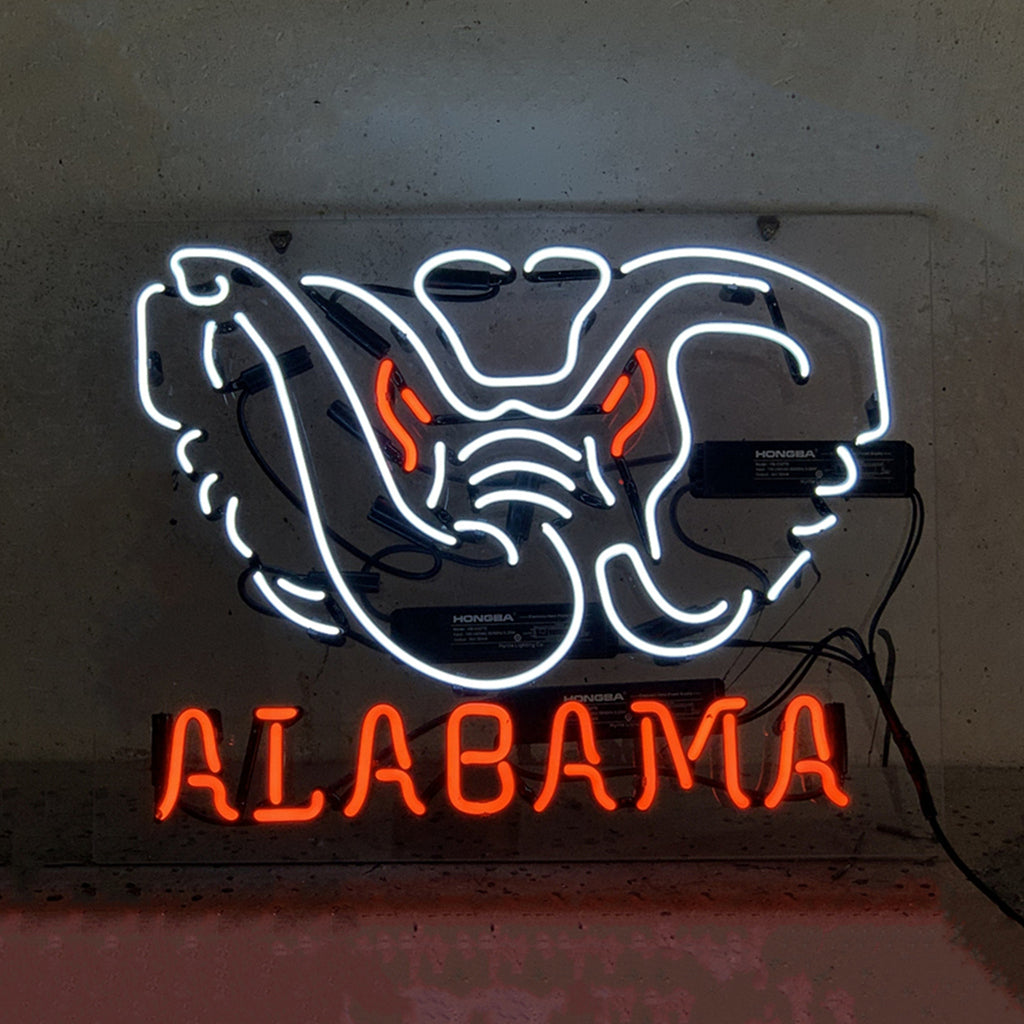 Alabama Angry Elephant Neon Signs Light - ME306-  DRIVEN - 1