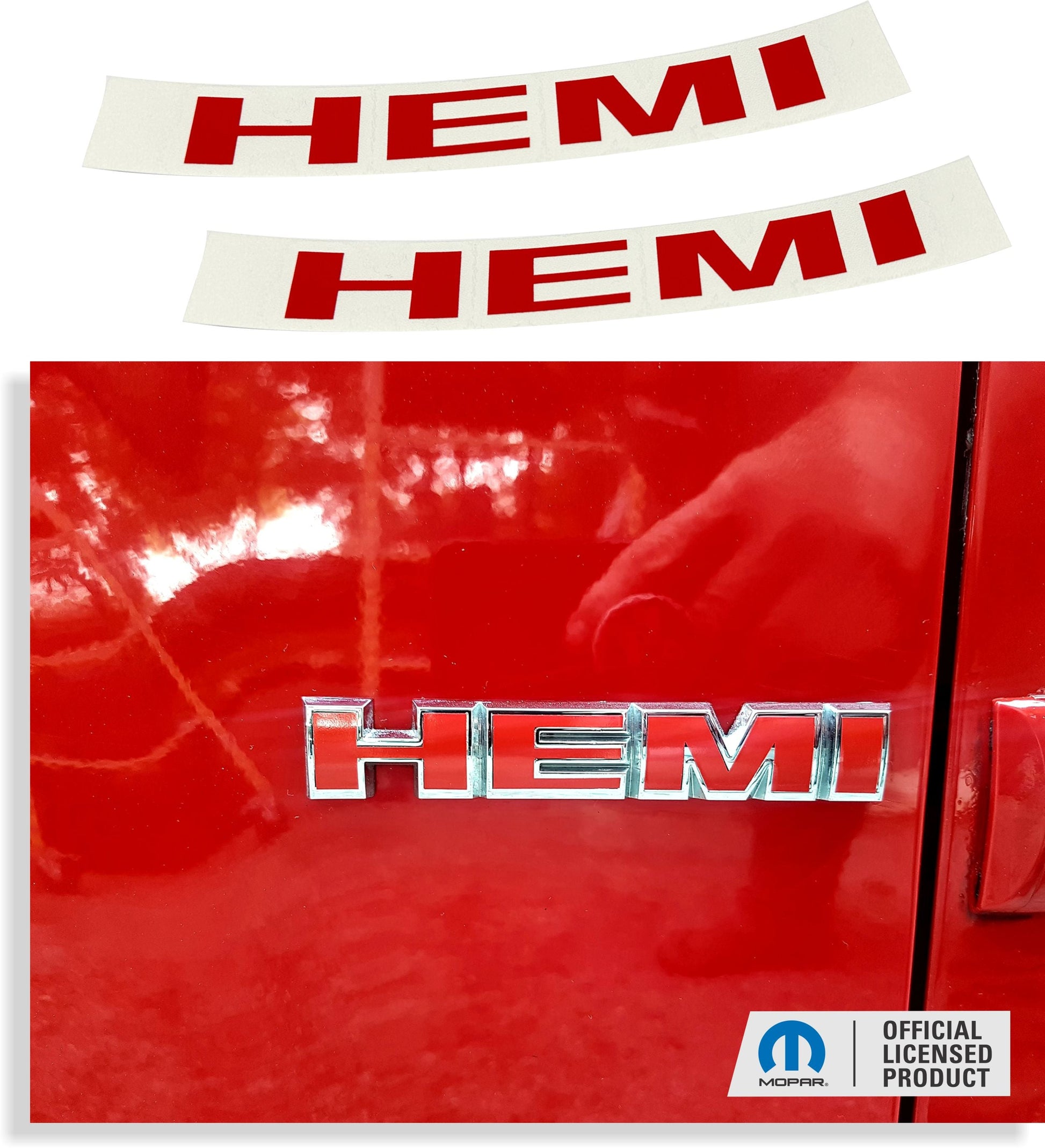 Hemi Emblem Overlay Decals (pair)  - 2005-2008 Magnum - Magnum:Hemi-B-01-Magnum:Hemi-B-02-Magnum:Hemi-B-03-Magnum:Hemi-B-04-Magnum:Hemi-B-05-  DRIVEN - 1
