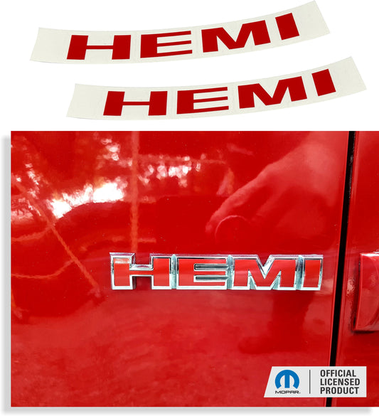 Hemi Emblem Overlay Decals (pair)  - 2005-2008 Magnum - Magnum:Hemi-B-01-Magnum:Hemi-B-02-Magnum:Hemi-B-03-Magnum:Hemi-B-04-Magnum:Hemi-B-05-  DRIVEN - 1