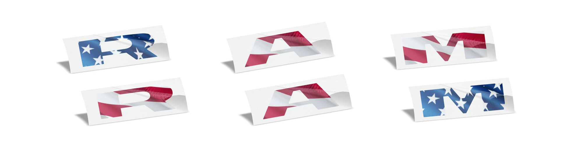 RAM Door Emblem Overlay Decals   - 2019-2026 Ram - Ram19:RAM-B-RBK-Ram19:RAM-B-03-Ram19:RAM-B-02-Ram19:RAM-B-04-Ram19:RAM-B-05-  DRIVEN - 8