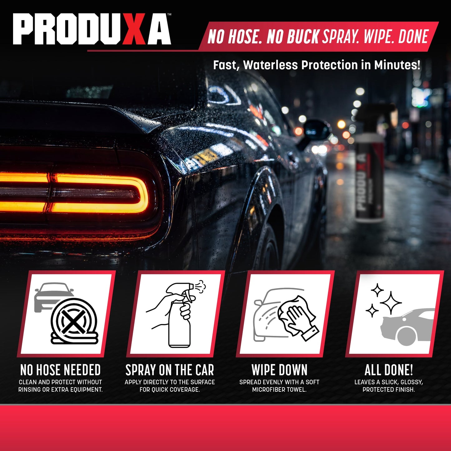 PRODUXA® PREMIUM - Instant Surface Polish, Sealant, and Protector. All-in-one Detailing Spray(16 oz) - P-1Sealant16oz-P-1Sealant16ozx3-P-1Sealant16ozx8-PXP-16GALLON-PXP-16GALLONx3-  DRIVEN - 7