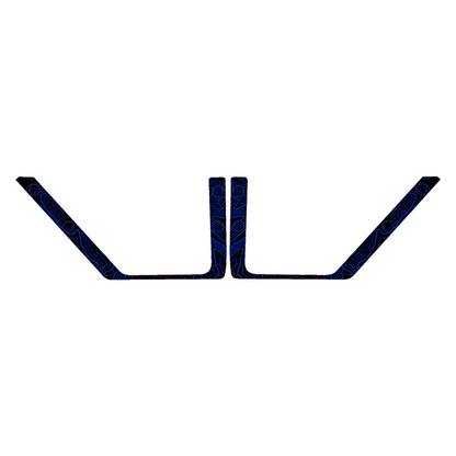 Topo Front Door Net Trim Overlay Kit (Printed Series) - 2021+ Bronco - 21BRNFTNET-TPAMBL-21BRNFTNET-TPA51L-21BRNFTNET-TPAZL-21BRNFTNET-TPCGL-21BRNFTNET-TPCBNL-  DRIVEN - 5