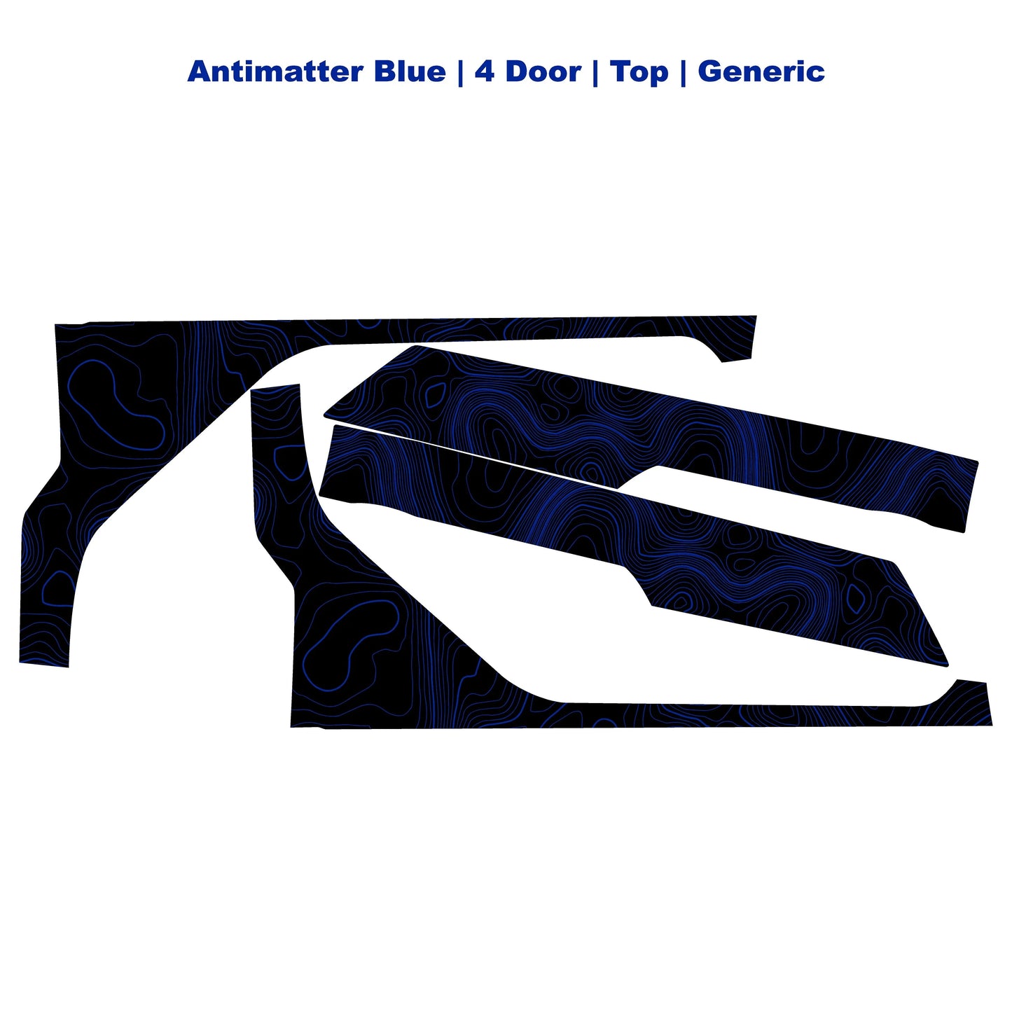 Topographic Upper Door Overlay Kit (Printed Series) - 2021+ Bronco 4 Door - 21BRNINTDRFU-TPAMBL-21BRNINTDRFU-TPA51L-21BRNINTDRFU-TPAZL-21BRNINTDRFU-TPCGL-21BRNINTDRFU-TPCBNL-  DRIVEN - 7