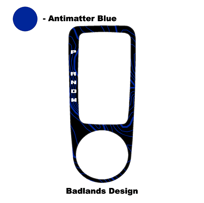 Topo Automatic Shifter Overlay (Printed Series) - 2021+ Bronco Automatic - 21BRNATTRIM-TPAMBL-21BRNATTRIM-TPA51L-21BRNATTRIM-TPAZL-21BRNATTRIM-TPCGL-21BRNATTRIM-TPCBNL-  DRIVEN - 26