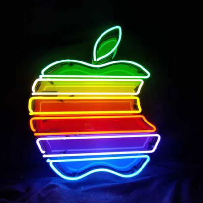 Apple Company Logo Real Neon Signs - CN045-  DRIVEN - 2