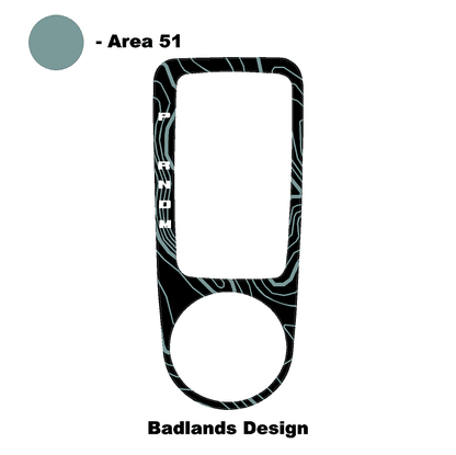 Topo Automatic Shifter Overlay (Printed Series) - 2021+ Bronco Automatic - 21BRNATTRIM-TPAMBL-21BRNATTRIM-TPA51L-21BRNATTRIM-TPAZL-21BRNATTRIM-TPCGL-21BRNATTRIM-TPCBNL-  DRIVEN - 27