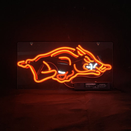 Arkansas Razorbacks Sport Logo Neon Signs Light - ME419-  DRIVEN - 1