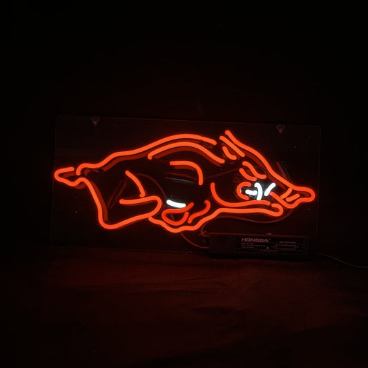 Arkansas Razorbacks Sport Logo Neon Signs Light - ME419-  DRIVEN - 2