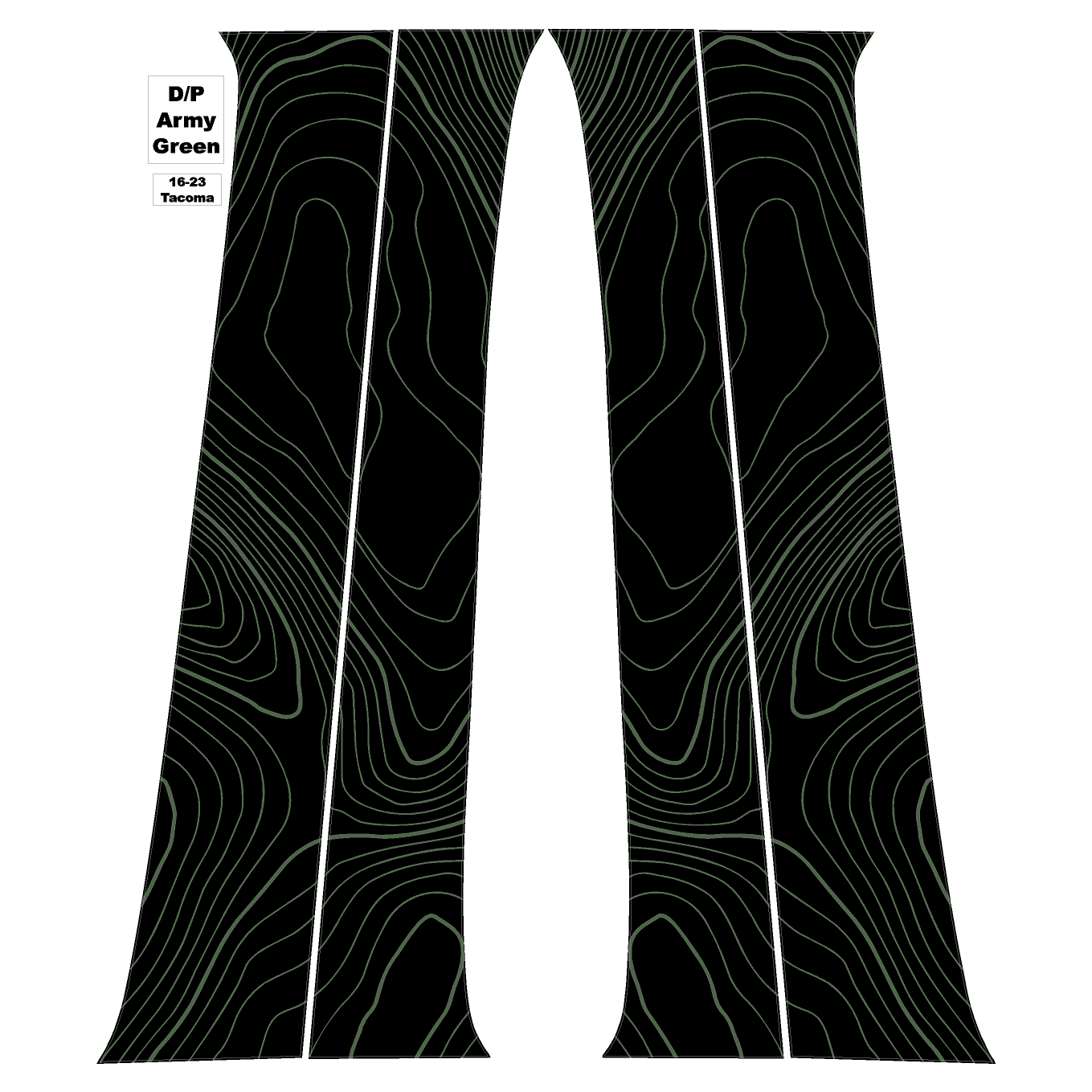 Topo B Pillar Overlays - 2016-2023 Tacoma Double Cab - 16TACOBPILLAR-ARG-16TACOBPILLAR-CBNG-16TACOBPILLAR-CG-16TACOBPILLAR-DS-16TACOBPILLAR-RR-  DRIVEN - 11