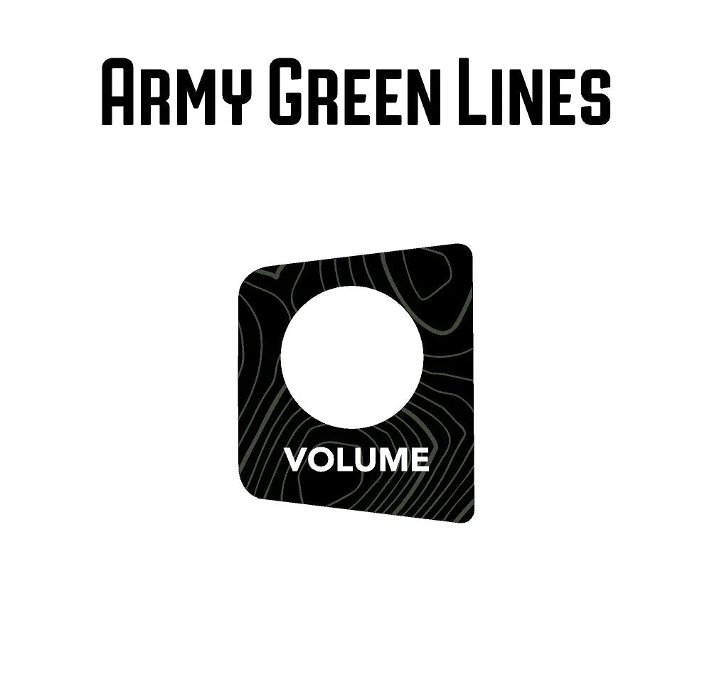 Topographic Volume Button Trim Cover - 2024+ Land Cruiser - 24LC250-VOL-TP.WH-24LC250-VOL-TP.JA-24LC250-VOL-TP.HB-24LC250-VOL-TP.VB-24LC250-VOL-TP.AG-  DRIVEN - 8