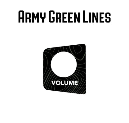 Topographic Volume Button Trim Cover - 2024+ Land Cruiser - 24LC250-VOL-TP.WH-24LC250-VOL-TP.JA-24LC250-VOL-TP.HB-24LC250-VOL-TP.VB-24LC250-VOL-TP.AG-  DRIVEN - 8