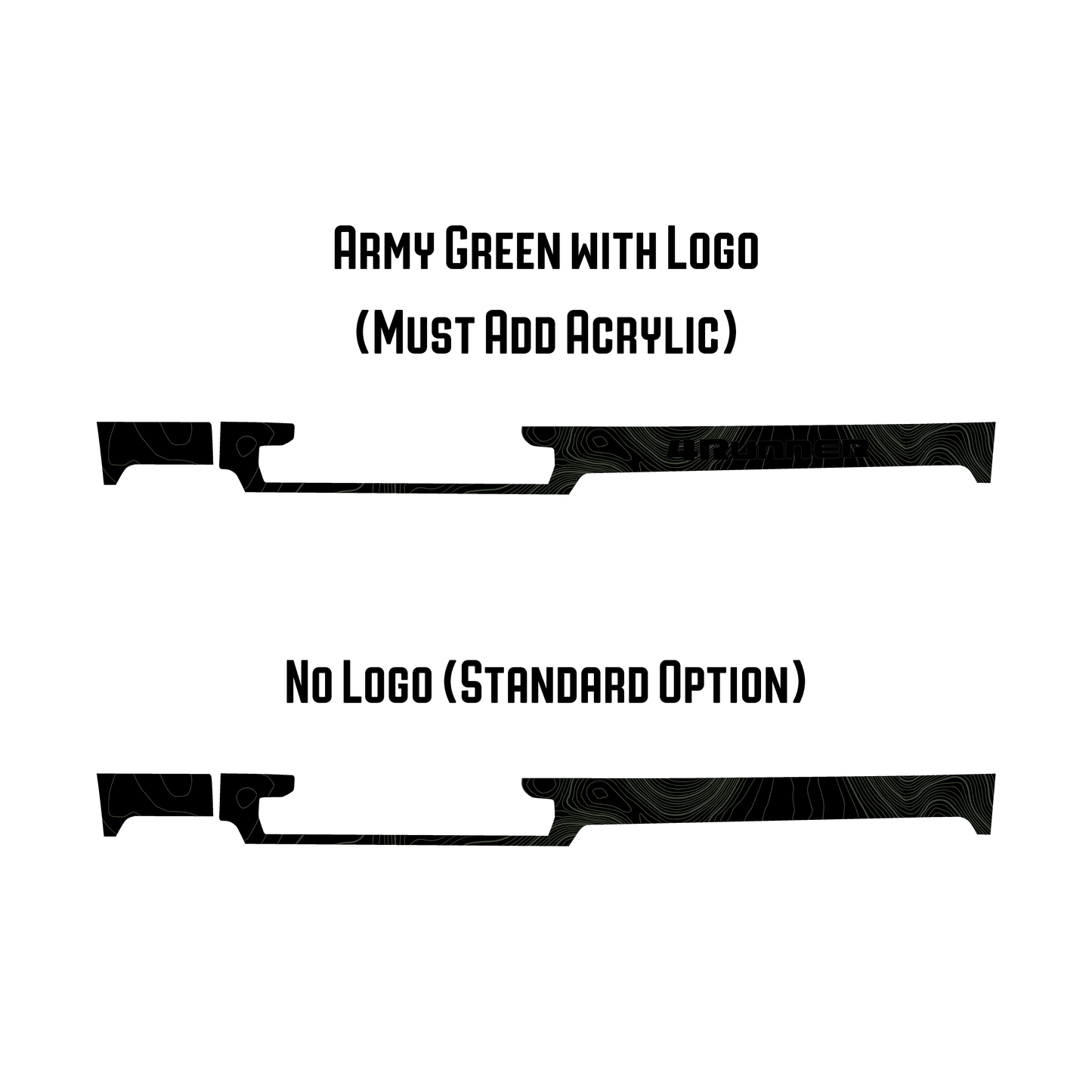 Full Width Topographic Dash Wrap - 2025+ 4Runner - 254RUNNER-SB-TP.WH-sku-51514452869439-sku-51514452902207-sku-51514452934975-sku-51514452967743-  DRIVEN - 11