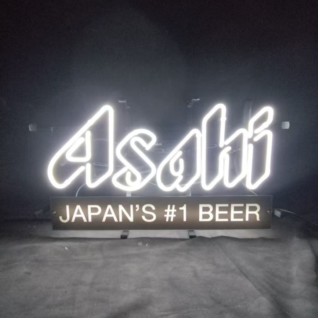 Japan's #1 Beer Asahi Real Neon Sign Light - MA096-  DRIVEN - 3
