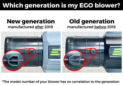 STUBBY® Car Drying Nozzle for EGO Leaf Blowers (765, 670, 650, 615, 580, 575, & 530 CFM Models)