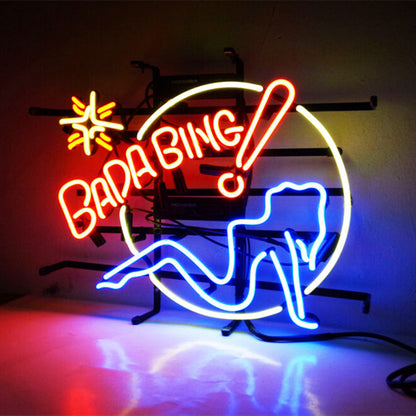 Bada Bing Girl Neon Signs - ME674-  DRIVEN - 1