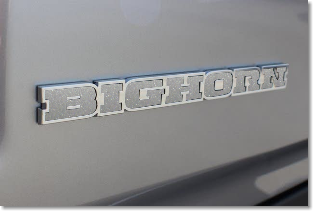 KIT:  BIGHORN Emblem Overlay Decal Set - 2019 2020 2021 2022 2023 2024 Ram Bighorn 2500 - Ram19:Bighorn2500-Kit-01-Ram19:Bighorn2500-Kit-02-Ram19:Bighorn2500-Kit-03-Ram19:Bighorn2500-Kit-04-Ram19:Bighorn2500-Kit-05-  DRIVEN - 2