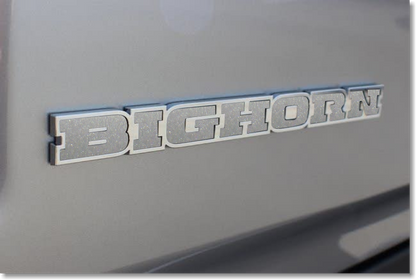 KIT:  BIGHORN Emblem Overlay Decal Set - 2019 2020 2021 2022 2023 2024 Ram Bighorn 2500 - Ram19:Bighorn2500-Kit-01-Ram19:Bighorn2500-Kit-02-Ram19:Bighorn2500-Kit-03-Ram19:Bighorn2500-Kit-04-Ram19:Bighorn2500-Kit-05-  DRIVEN - 2