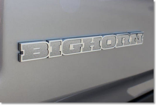 KIT:  BIGHORN Emblem Overlay Decal Set - 2019 2020 2021 2022 2023 2024 Ram Bighorn 2500 - Ram19:Bighorn2500-Kit-01-Ram19:Bighorn2500-Kit-02-Ram19:Bighorn2500-Kit-03-Ram19:Bighorn2500-Kit-04-Ram19:Bighorn2500-Kit-05-  DRIVEN - 2