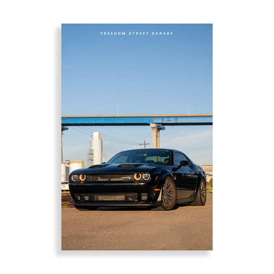 Black on Black Hellcat Poster - HellcatPoster7L-  DRIVEN - 1