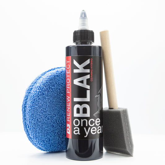 D3 RENEW PROTECT | BLAK Kit | Deep Black Finish | Ceramic Hybrid + PREP - BLAK 8-BLAK 16-BLAK 64+16oz = 80oz-BLAK 1:1 64-  DRIVEN - 1