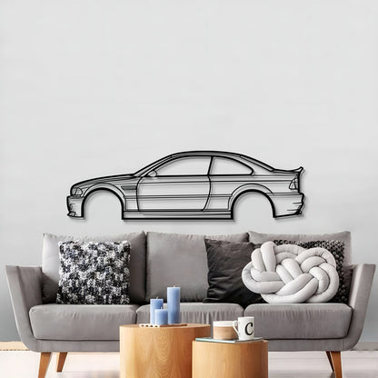 E46 M3 CSL Metal Car Wall Art - MT0956 - MT0956B49L-MT0956B69L-MT0956B80L-MT0956B99L-MT0956B120L-  DRIVEN - 2