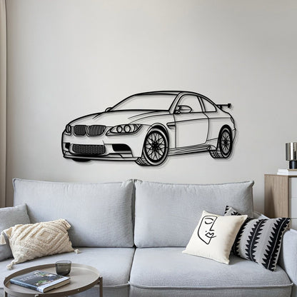 E92 M3 Perspective Metal Car Wall Art - MT0430 - MT0430B69L-MT0430B80L-MT0430B99L-MT0430B115L-MT0430B140L-  DRIVEN - 4