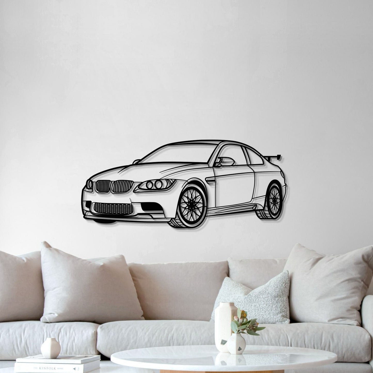 E92 M3 Perspective Metal Car Wall Art - MT0430 - MT0430B69L-MT0430B80L-MT0430B99L-MT0430B115L-MT0430B140L-  DRIVEN - 5