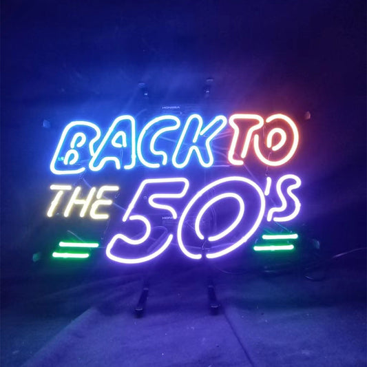 Back to The 50's Neon Light Signs - MEX126-  DRIVEN - 1