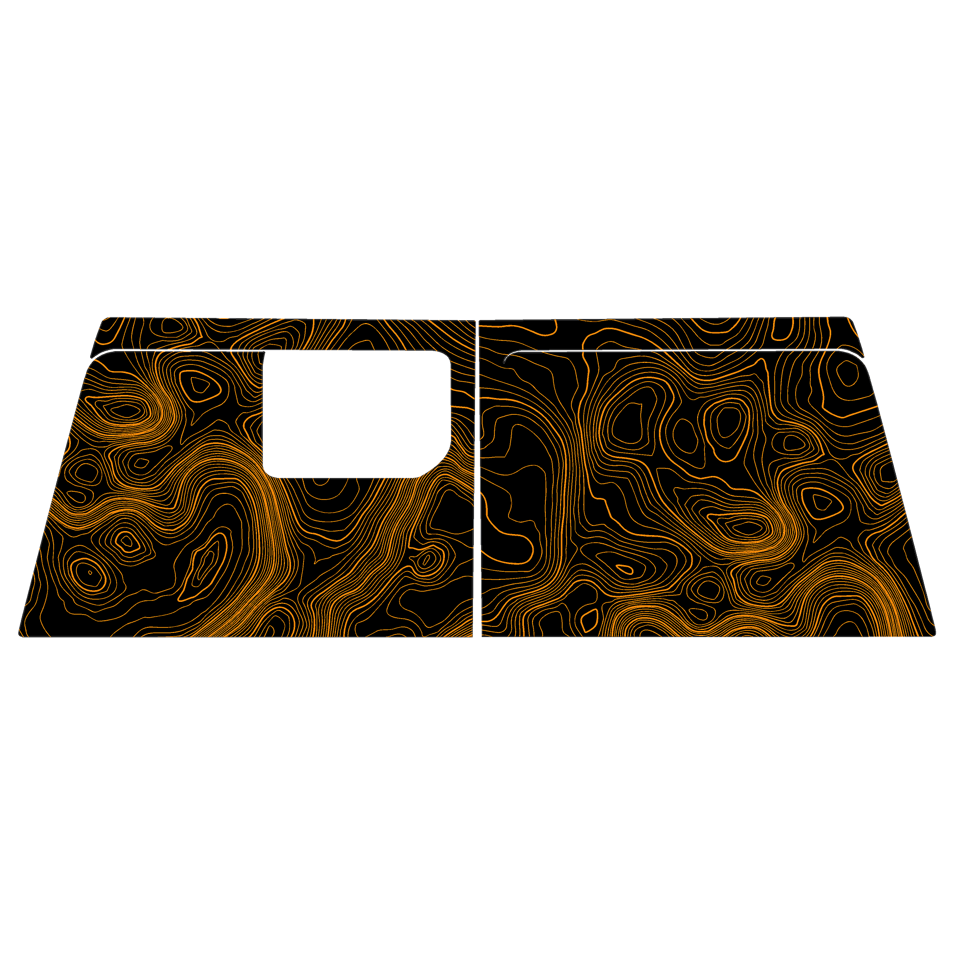 Topo Cargo Area Overlay Kit Part 1 (Printed Series) - 2021+ Bronco 4 Door - 21BRNCARGOPT1-TPAMBL-21BRNCARGOPT1-TPA51L-21BRNCARGOPT1-TPAZL-21BRNCARGOPT1-TPCGL-21BRNCARGOPT1-TPCBNL-  DRIVEN - 29