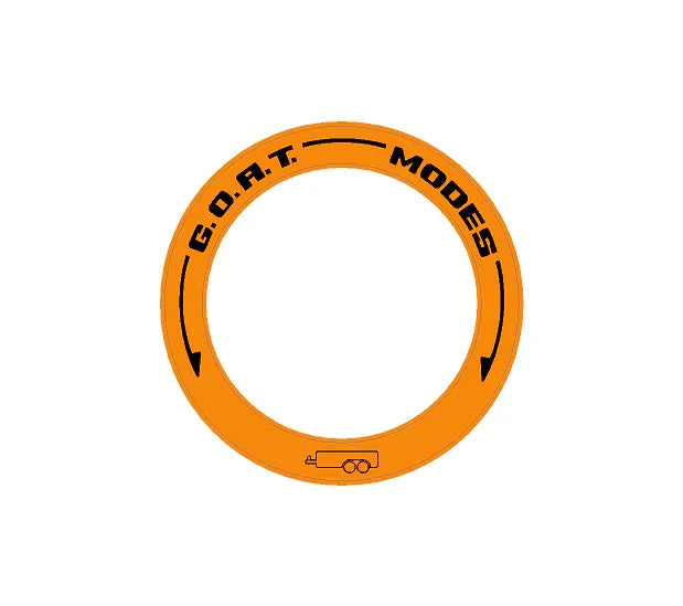 Drive Mode to GOAT Mode Dial Ring Overlay - 2024+ Ranger - 24RANGERGOAT-375C-24RANGERGOAT-BBO-24RANGERGOAT-A51-24RANGERGOAT-CG-24RANGERGOAT-CBNG-  DRIVEN - 4