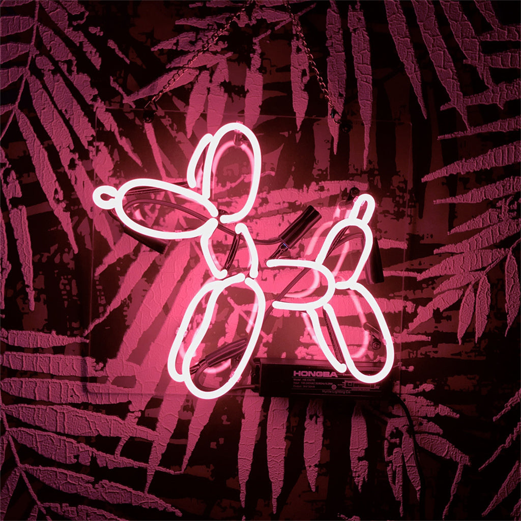Balloon Dog Neon Signs Light - TNXC026-  DRIVEN - 1