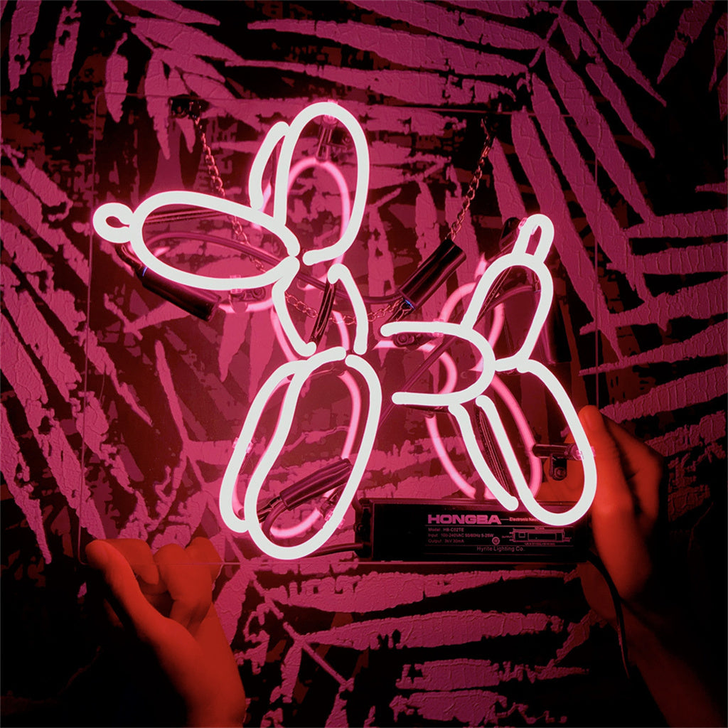 Balloon Dog Neon Signs Light - TNXC026-  DRIVEN - 4