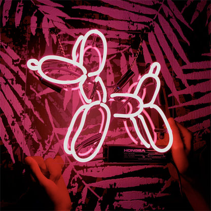 Balloon Dog Neon Signs Light - TNXC026-  DRIVEN - 4
