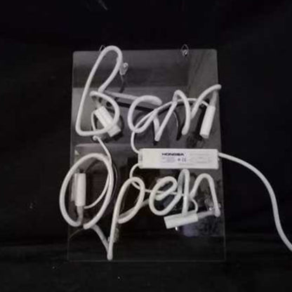 Bar Open Neon Light Sign - TN246-  DRIVEN - 3