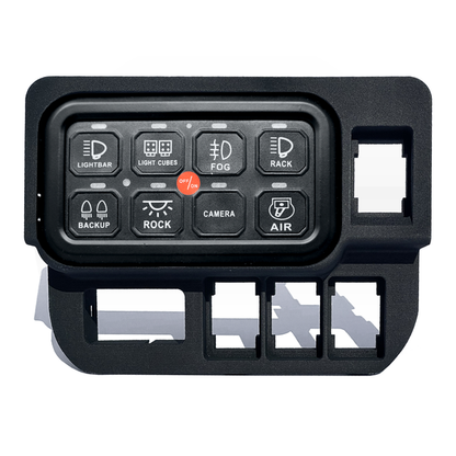 Base Switch Panel for 4 Short Switches (Tacoma Double Cab) - GO-001-  DRIVEN - 2