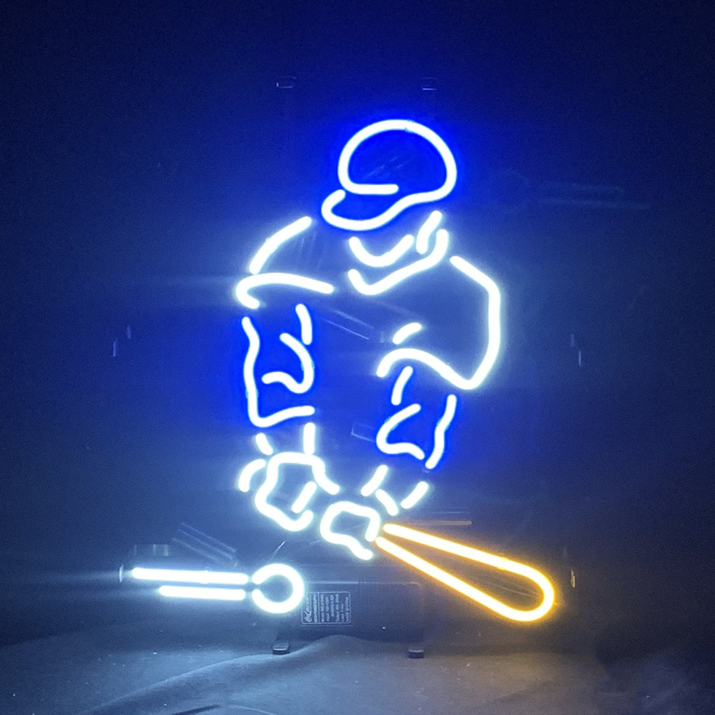 Baseball Player Neon Light Sign - ME579-  DRIVEN - 1