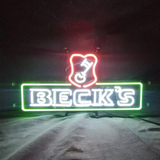 Beck's Beer Neon Light Sign - ME805-  DRIVEN - 1