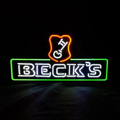 Beck's Beer Neon Light Sign - ME805-  DRIVEN - 2