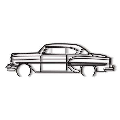 1954 Bel Air Detailed Metal Car Wall Art - MT0031 - MT0031B49L-MT0031B69L-MT0031B80L-MT0031B99L-MT0031B120L-  DRIVEN - 10