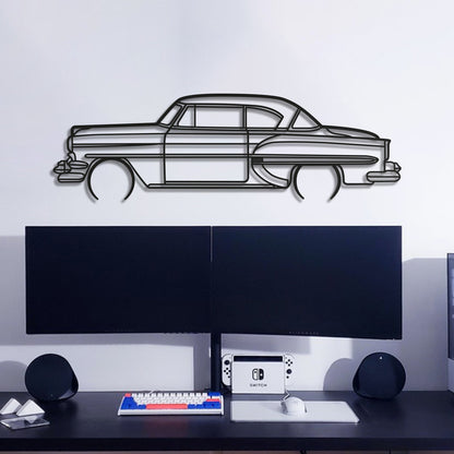 1954 Bel Air Detailed Metal Car Wall Art - MT0031 - MT0031B49L-MT0031B69L-MT0031B80L-MT0031B99L-MT0031B120L-  DRIVEN - 7