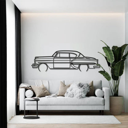 1954 Bel Air Detailed Metal Car Wall Art - MT0031 - MT0031B49L-MT0031B69L-MT0031B80L-MT0031B99L-MT0031B120L-  DRIVEN - 9