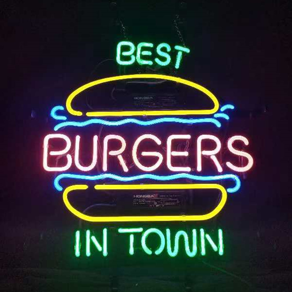 Best Burgers in Town Neon Signs - ME597-  DRIVEN - 2