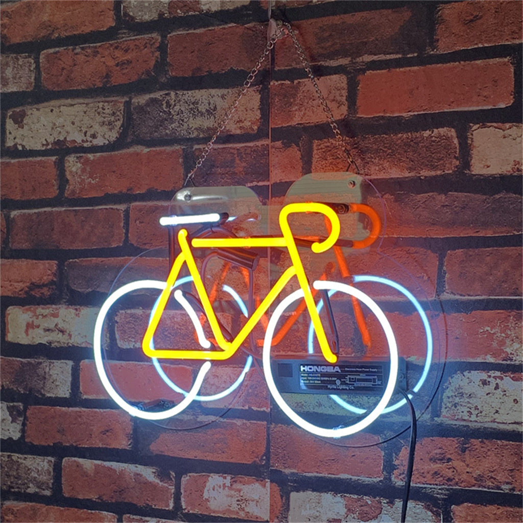 Bicycle Bike Neon_Signs - TNXC074-  DRIVEN - 1