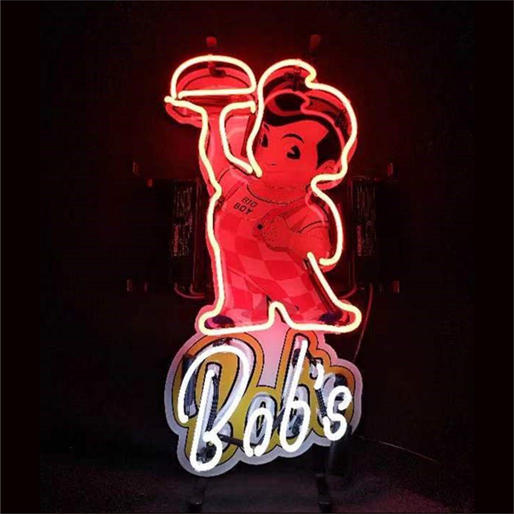 Bob's Big Boy Red Neon Signs Light - MEX376B-  DRIVEN - 2