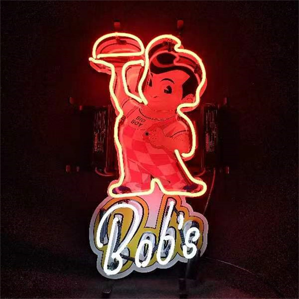 Bob's Big Boy Red Neon Signs Light - MEX376B-  DRIVEN - 3