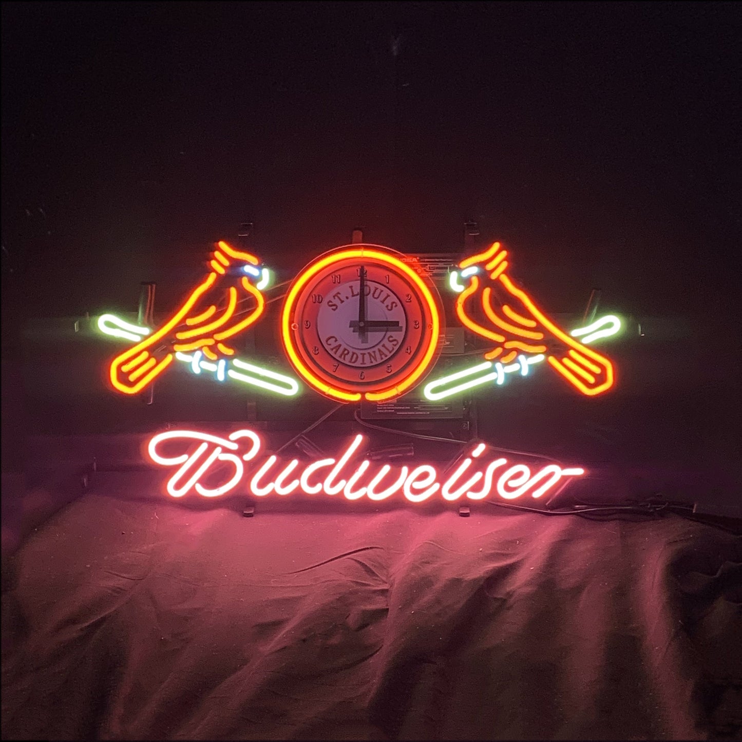 St. Louis Cardinals with Budweiser Neon Signs Light - ME639-  DRIVEN - 1
